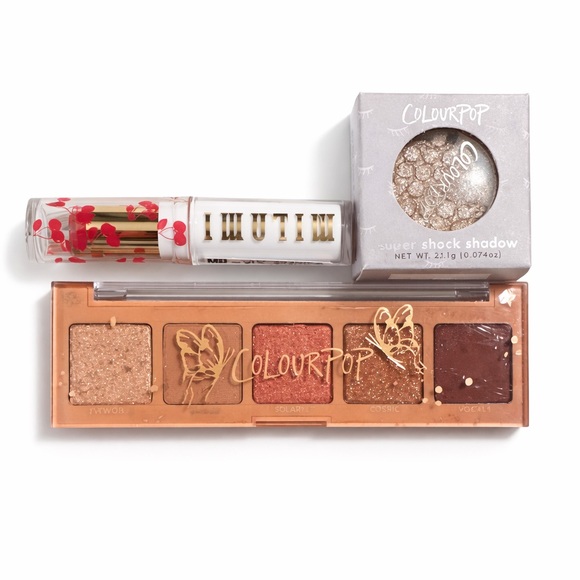 Colourpop Other - ColourPop Eyeshadow Palette with Milani Lip Gloss